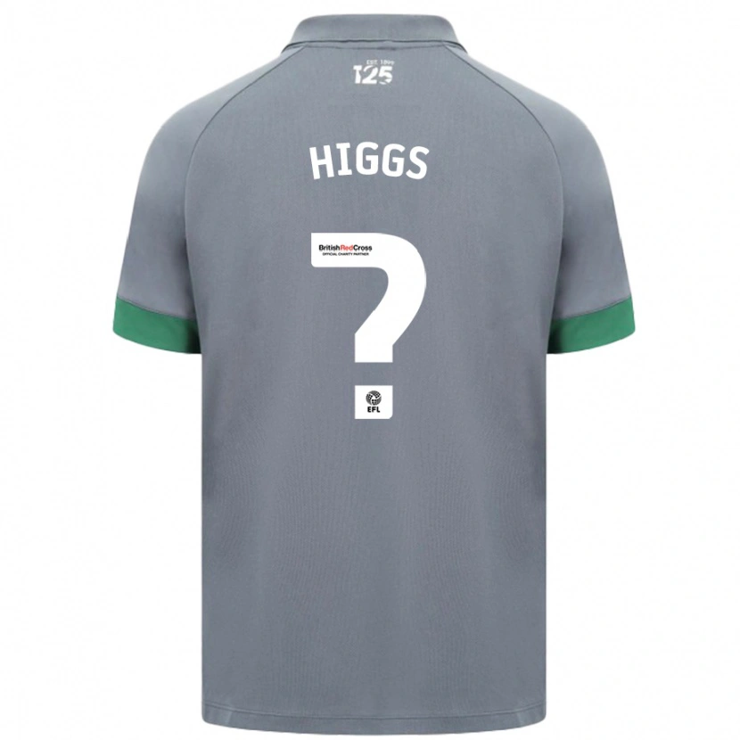 DanxenレディースDaniel Higgs#0ダークグレーアウェイシャツ2024/25ジャージーユニフォーム