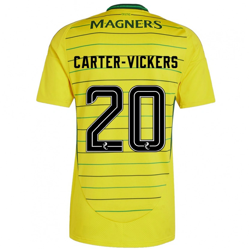 Danxenレディースキャメロン・カーター＝ヴィッカース#20黄アウェイシャツ2024/25ジャージーユニフォーム
