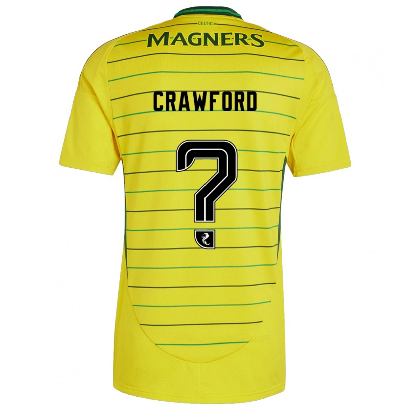 DanxenレディースCole Crawford#0黄アウェイシャツ2024/25ジャージーユニフォーム
