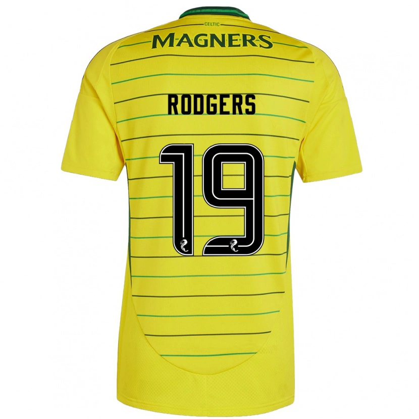 DanxenレディースLisa Rodgers#19黄アウェイシャツ2024/25ジャージーユニフォーム