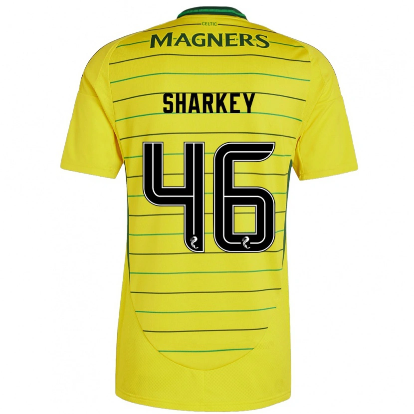 Danxenレディースエイミー・シャーキー#46黄アウェイシャツ2024/25ジャージーユニフォーム