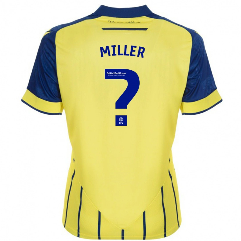 DanxenレディースAnna Miller#0黄 青アウェイシャツ2024/25ジャージーユニフォーム
