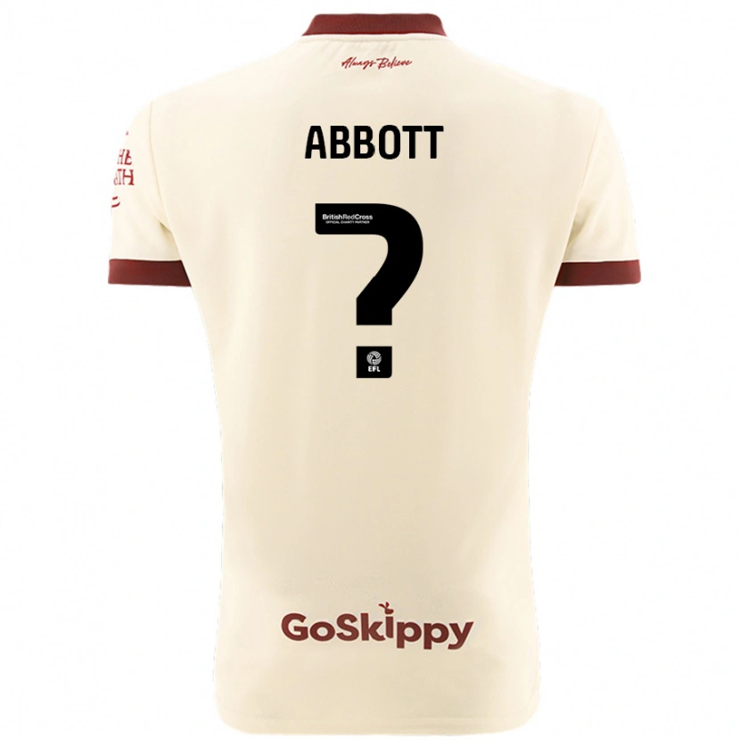 DanxenレディースIsaac Abbott#0クリームホワイトアウェイシャツ2024/25ジャージーユニフォーム