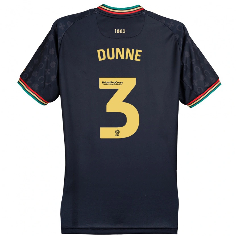 Danxenレディースジミー・ダン#3ダークネイビーブルーアウェイシャツ2024/25ジャージーユニフォーム
