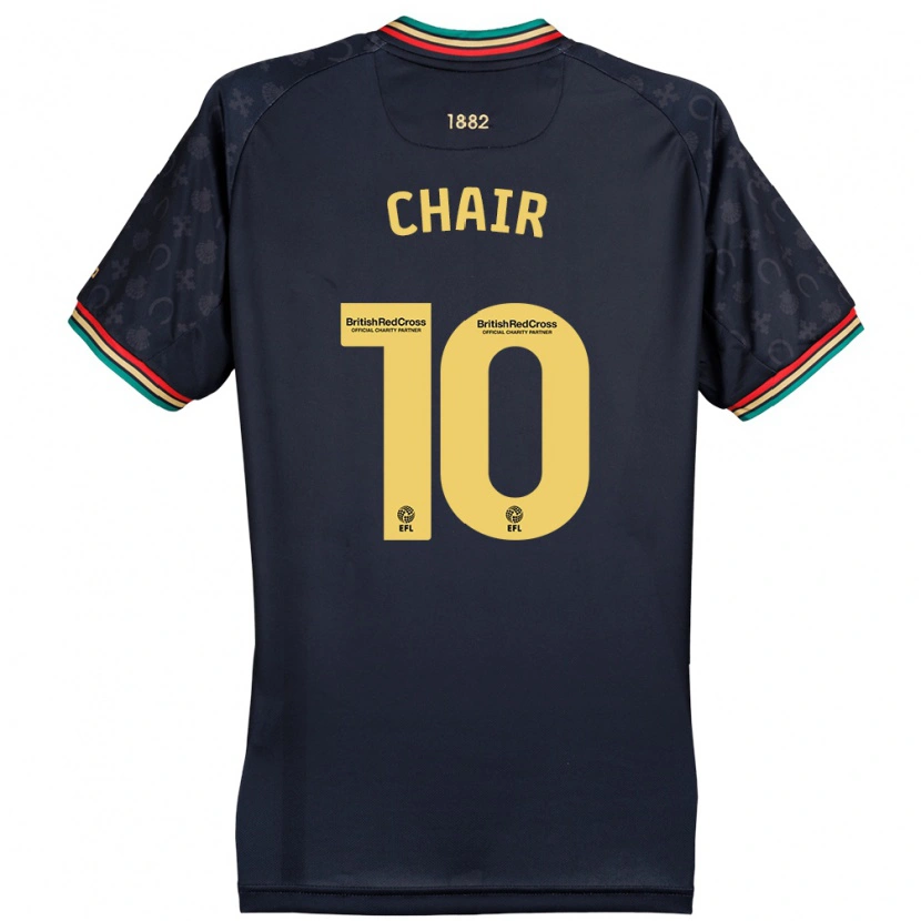 Danxenレディースイリアス・シャイル#10ダークネイビーブルーアウェイシャツ2024/25ジャージーユニフォーム
