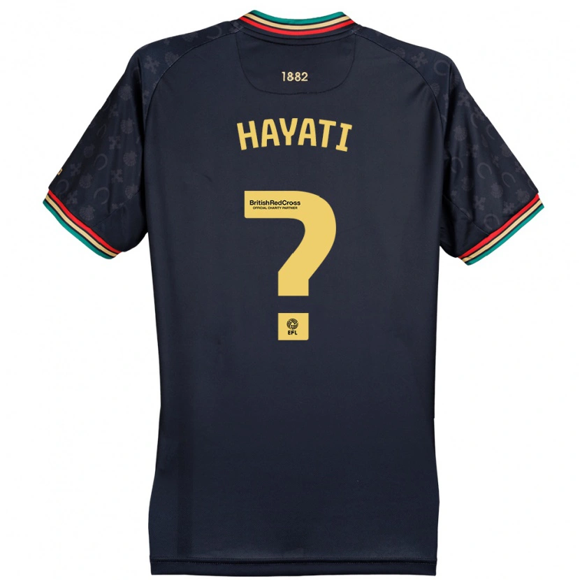 DanxenレディースKooshan Hayati#0ダークネイビーブルーアウェイシャツ2024/25ジャージーユニフォーム