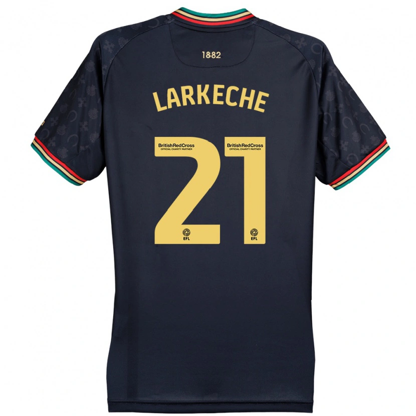 Danxenレディースジアド・ラーカシュ#21ダークネイビーブルーアウェイシャツ2024/25ジャージーユニフォーム