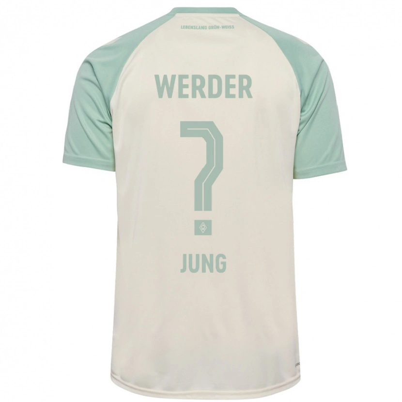 DanxenレディースHugo Jung#0オフホワイト ライトグリーンアウェイシャツ2024/25ジャージーユニフォーム