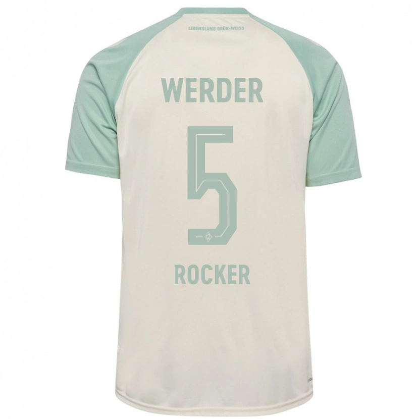 Danxenレディースシモ・ロッカー#5オフホワイト ライトグリーンアウェイシャツ2024/25ジャージーユニフォーム