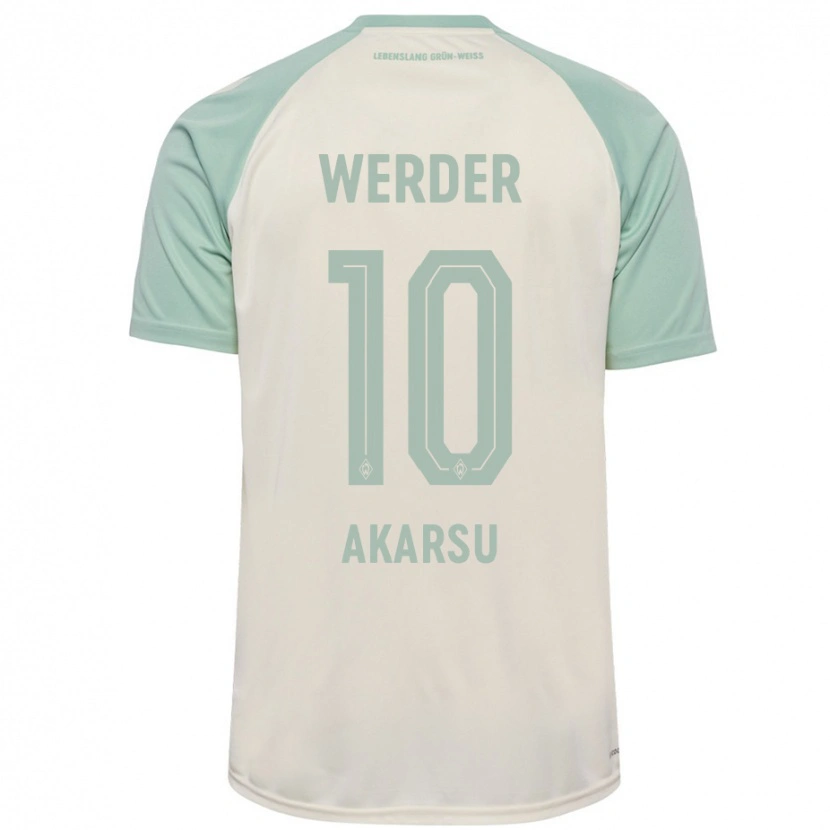 Danxenレディースミカイル・ブラ・アカルス#10オフホワイト ライトグリーンアウェイシャツ2024/25ジャージーユニフォーム