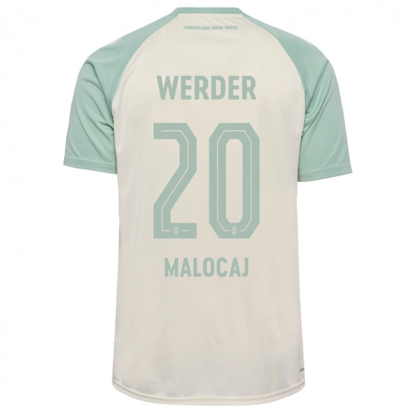 DanxenレディースEdinjo Malocaj#20オフホワイト ライトグリーンアウェイシャツ2024/25ジャージーユニフォーム