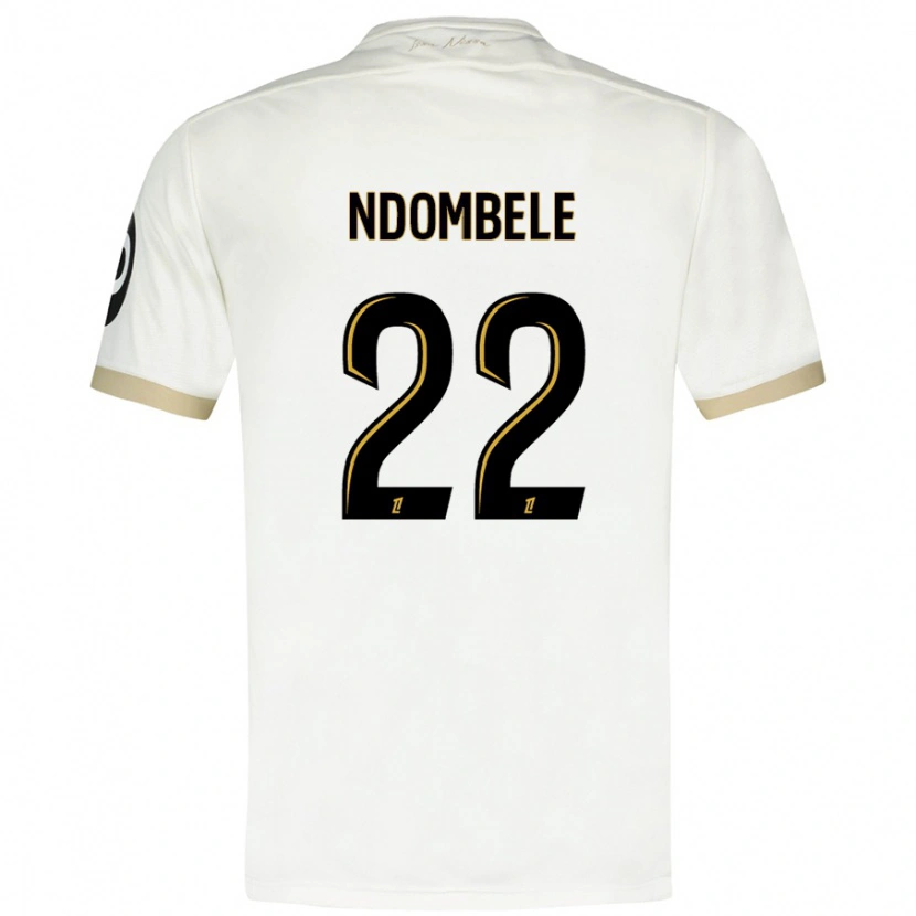 Danxenレディースタンギ・エンドンベレ#22ホワイトゴールドアウェイシャツ2024/25ジャージーユニフォーム