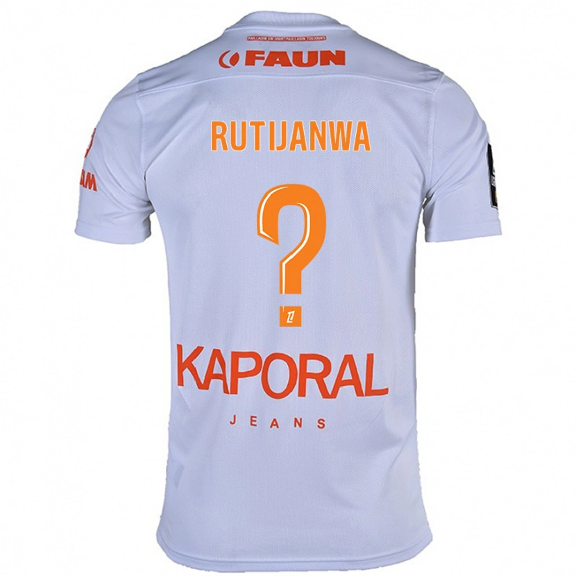 DanxenレディースTyron Rutijanwa#0白アウェイシャツ2024/25ジャージーユニフォーム