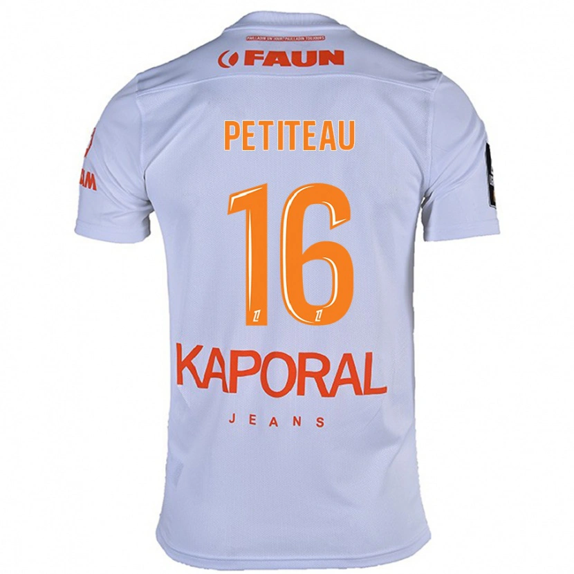 DanxenレディースMarie Petiteau#16白アウェイシャツ2024/25ジャージーユニフォーム