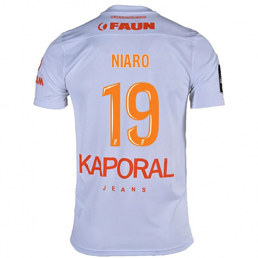 DanxenレディースEsther Mbakem-Niaro#19白アウェイシャツ2024/25ジャージーユニフォーム
