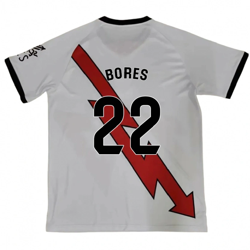 DanxenレディースMaría Bores#22赤アウェイシャツ2024/25ジャージーユニフォーム