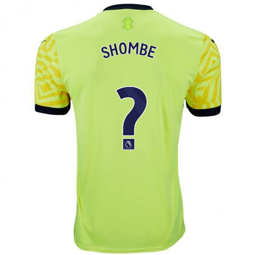 DanxenレディースKhiani Shombe#0黄アウェイシャツ2024/25ジャージーユニフォーム