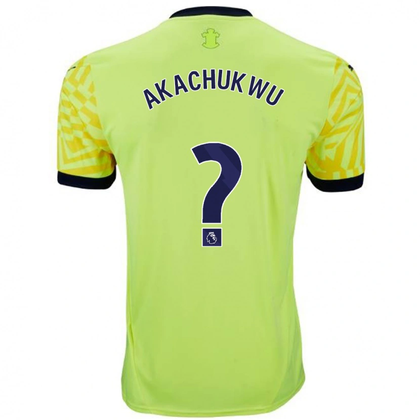 DanxenレディースRomeo Akachukwu#0黄アウェイシャツ2024/25ジャージーユニフォーム