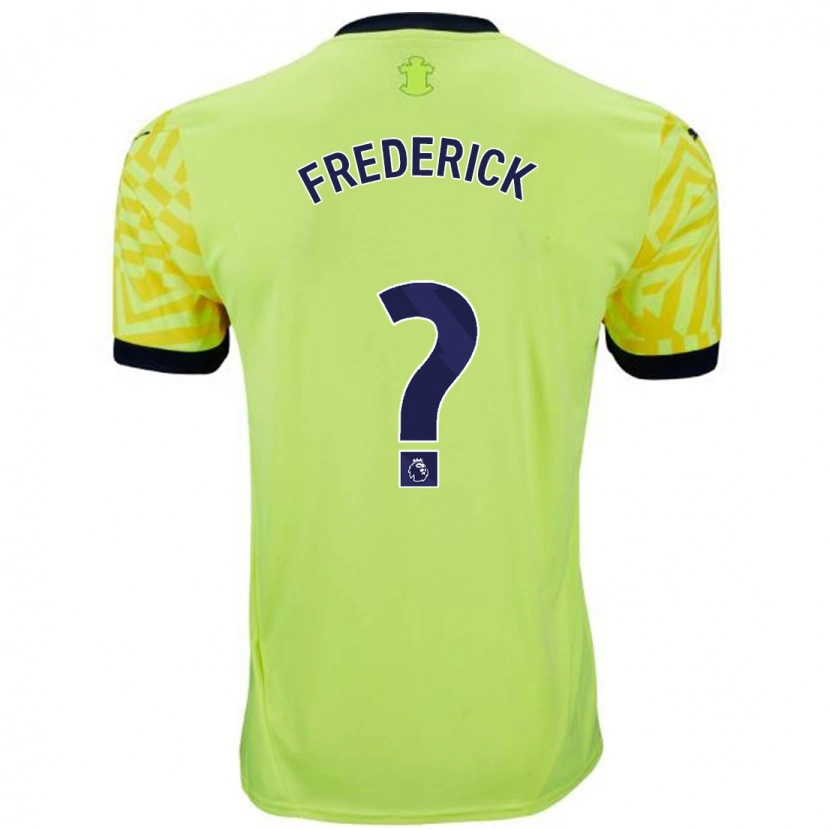 DanxenレディースCameron Frederick#0黄アウェイシャツ2024/25ジャージーユニフォーム