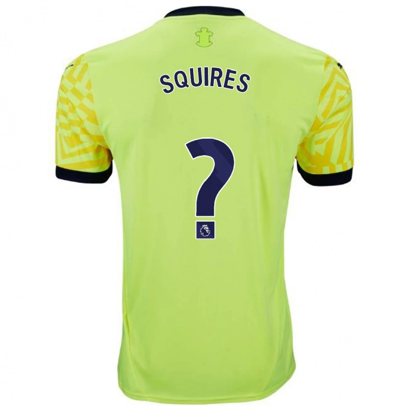 DanxenレディースJoshua Squires#0黄アウェイシャツ2024/25ジャージーユニフォーム