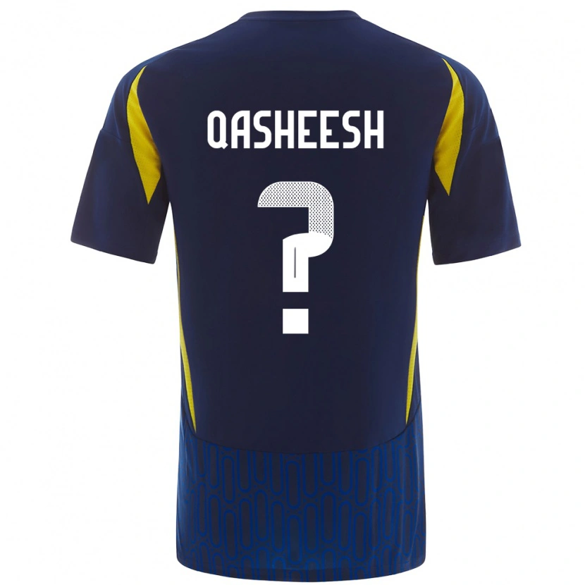 DanxenレディースMajed Qasheesh#0青 黄アウェイシャツ2024/25ジャージーユニフォーム