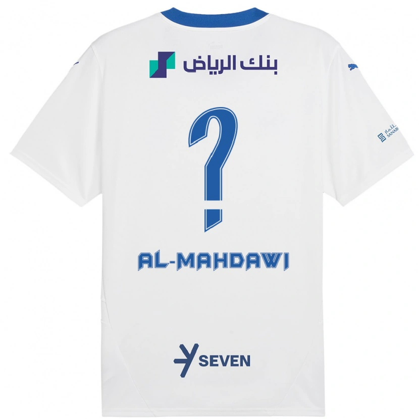 DanxenレディースAli Al-Mahdawi#0ホワイト ブルーアウェイシャツ2024/25ジャージーユニフォーム