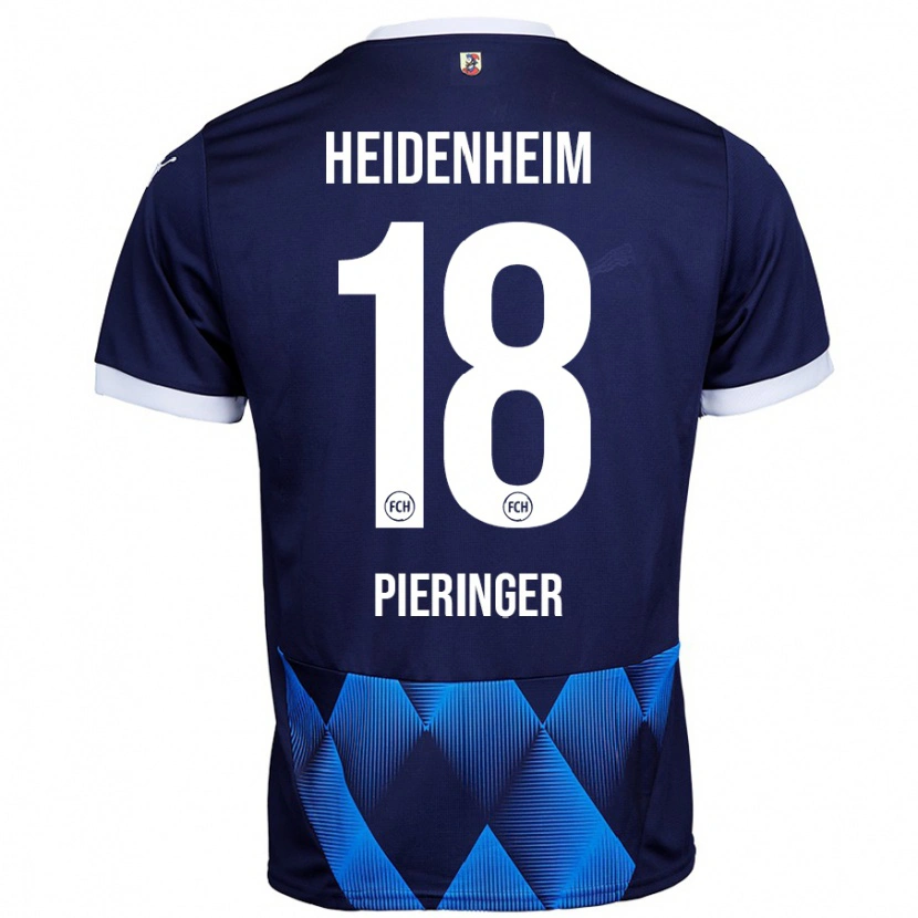 DanxenレディースMarvin Pieringer#18ダークネイビーブルーアウェイシャツ2024/25ジャージーユニフォーム