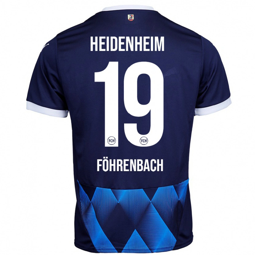 Danxenレディースヨナス・フェーレンバッハ#19ダークネイビーブルーアウェイシャツ2024/25ジャージーユニフォーム
