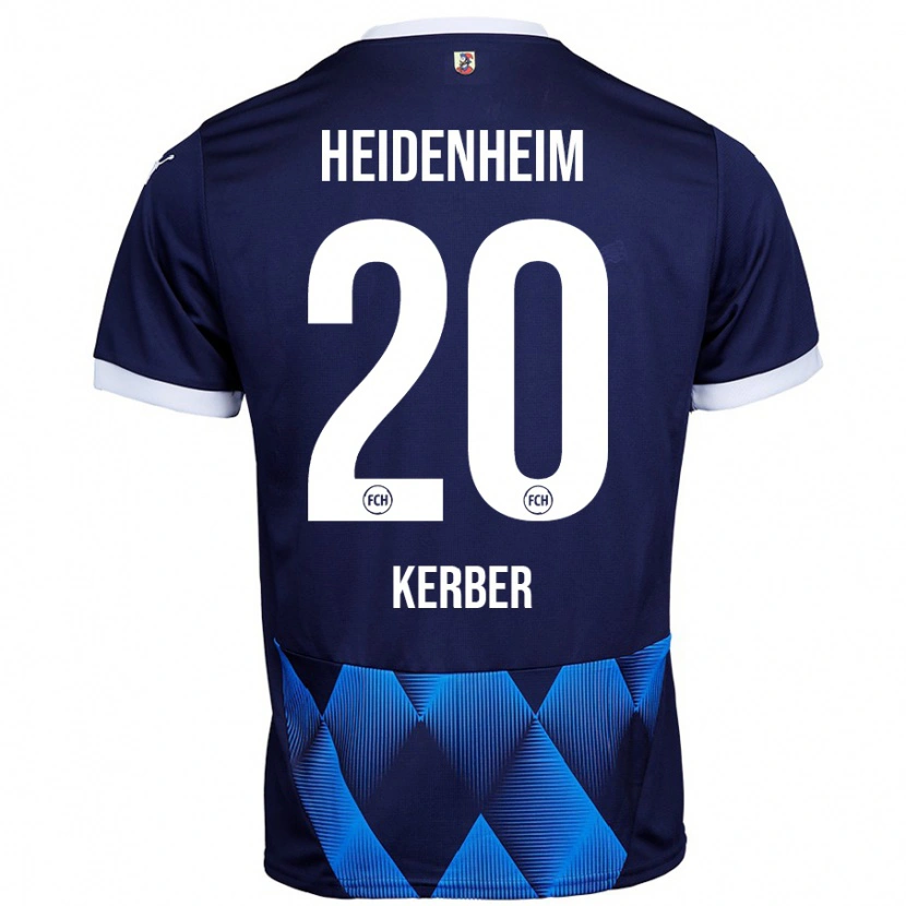 Danxenレディースルカ・カーバー#20ダークネイビーブルーアウェイシャツ2024/25ジャージーユニフォーム