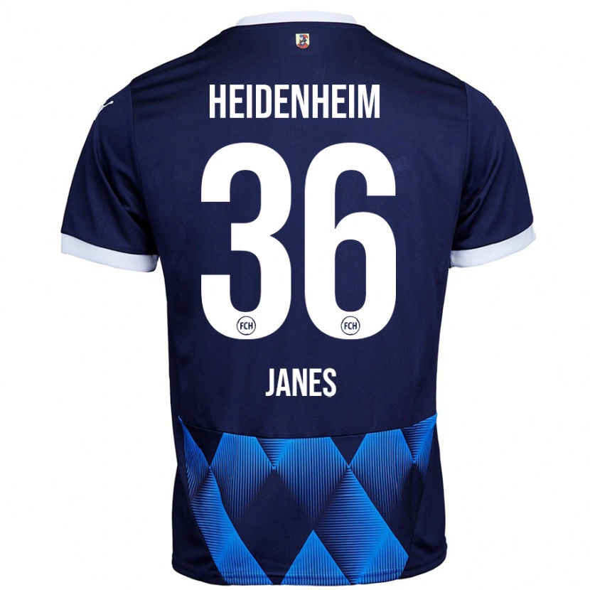Danxenレディースルカ・ジェーンズ#36ダークネイビーブルーアウェイシャツ2024/25ジャージーユニフォーム