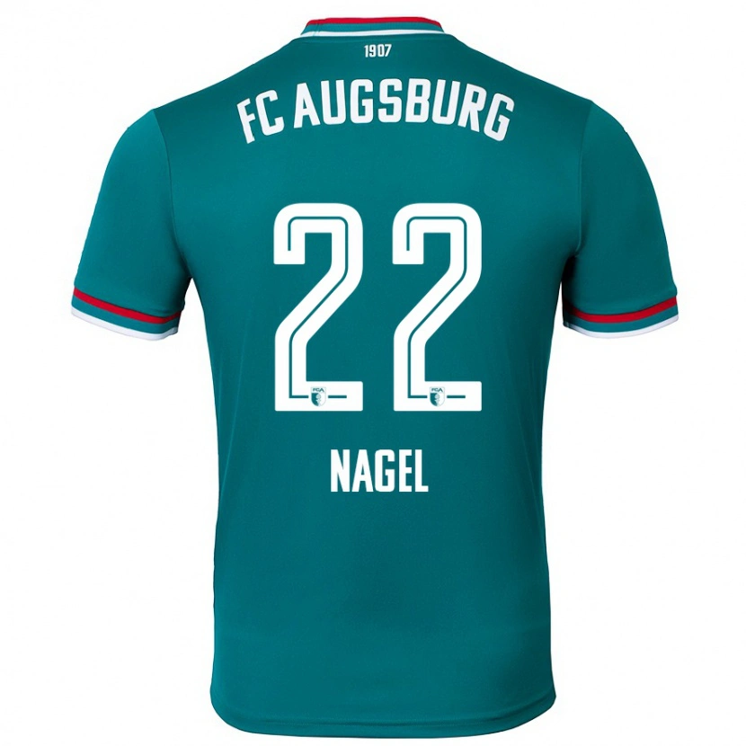 DanxenレディースTimo Nagel#22ダークグリーンアウェイシャツ2024/25ジャージーユニフォーム