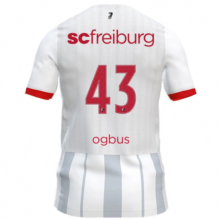 DanxenレディースBruno Ogbus#43白 グレーアウェイシャツ2024/25ジャージーユニフォーム