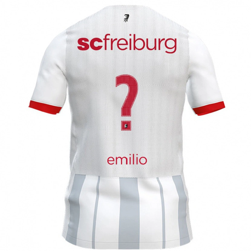 DanxenレディースEmilio Schiertz#0白 グレーアウェイシャツ2024/25ジャージーユニフォーム