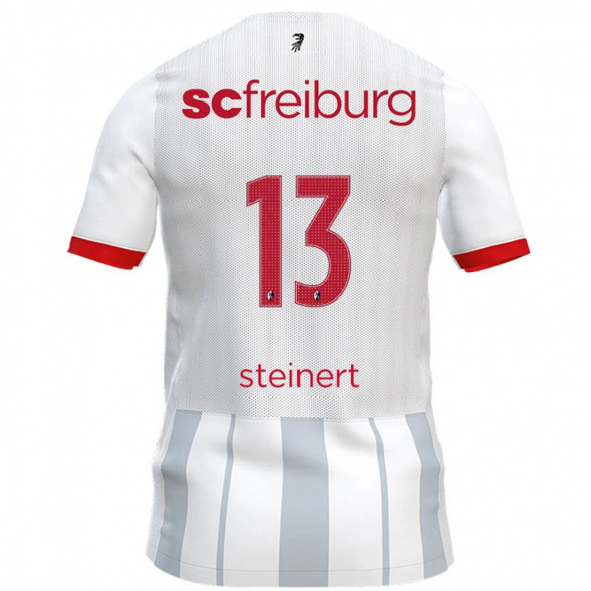 DanxenレディースJudith Steinert#13白 グレーアウェイシャツ2024/25ジャージーユニフォーム