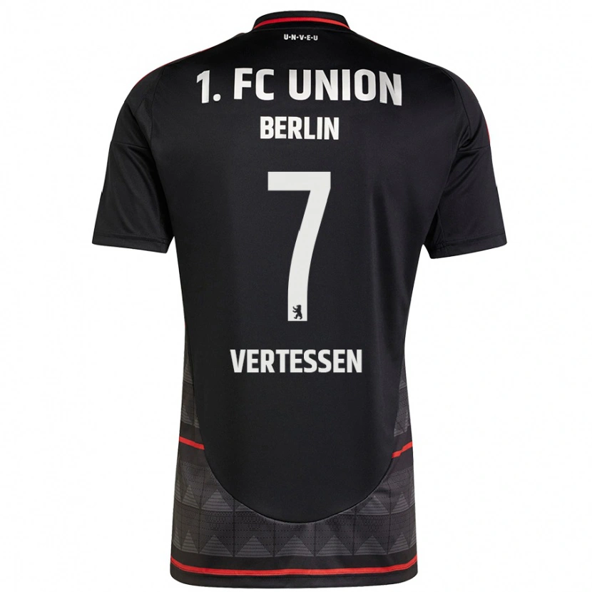Danxenレディースヨルベ・フェルテッセン#7黒アウェイシャツ2024/25ジャージーユニフォーム