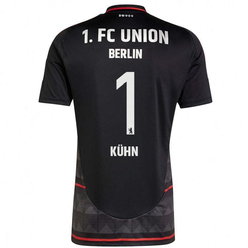 DanxenレディースSamuel Kühn#1黒アウェイシャツ2024/25ジャージーユニフォーム