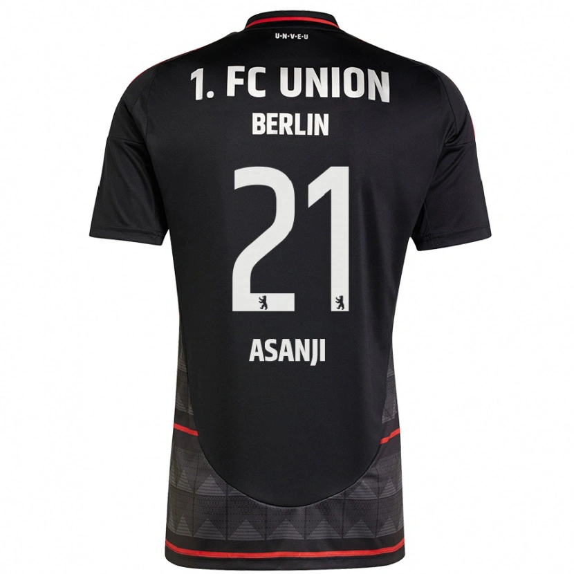 DanxenレディースLevis Asanji#21黒アウェイシャツ2024/25ジャージーユニフォーム