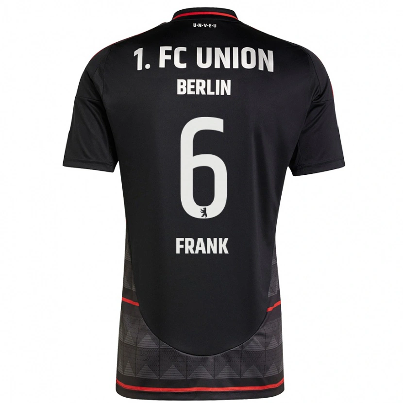 DanxenレディースCeline Frank#6黒アウェイシャツ2024/25ジャージーユニフォーム