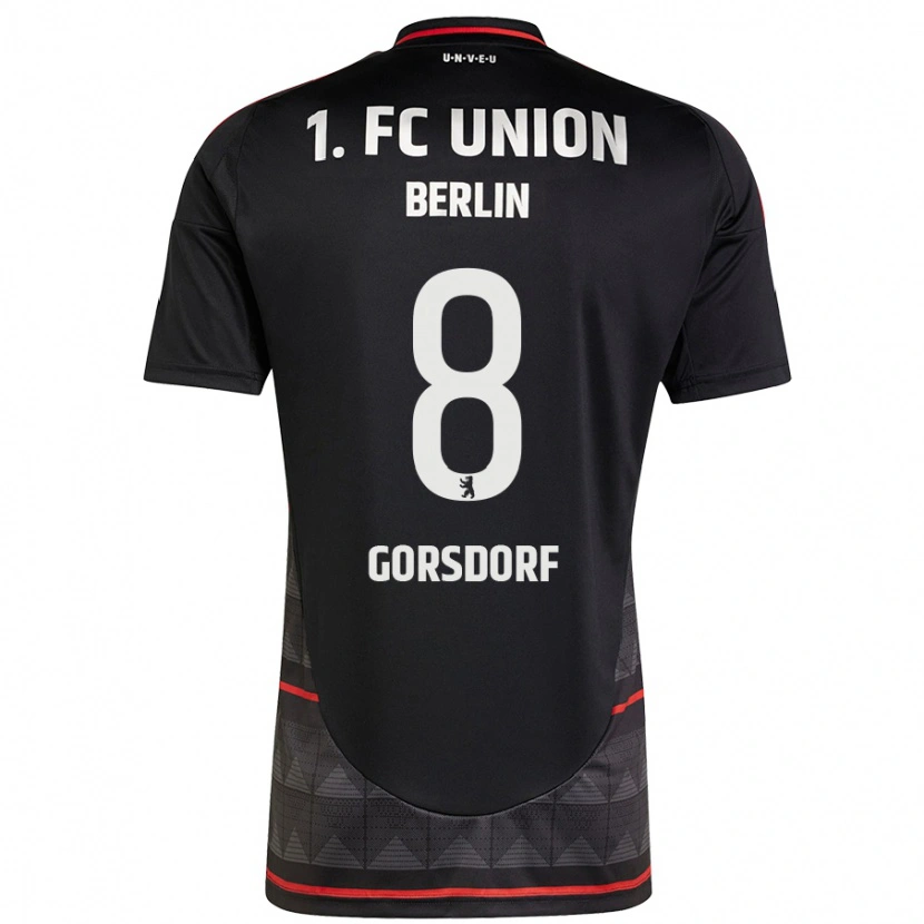 DanxenレディースLisa Görsdorf#8黒アウェイシャツ2024/25ジャージーユニフォーム