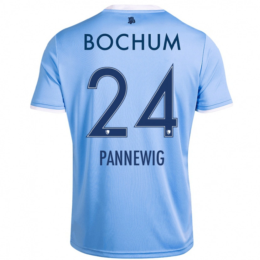DanxenレディースMats Pannewig#24スカイブルーアウェイシャツ2024/25ジャージーユニフォーム