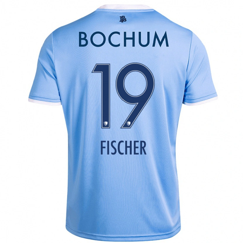 DanxenレディースDesmond Fischer#19スカイブルーアウェイシャツ2024/25ジャージーユニフォーム
