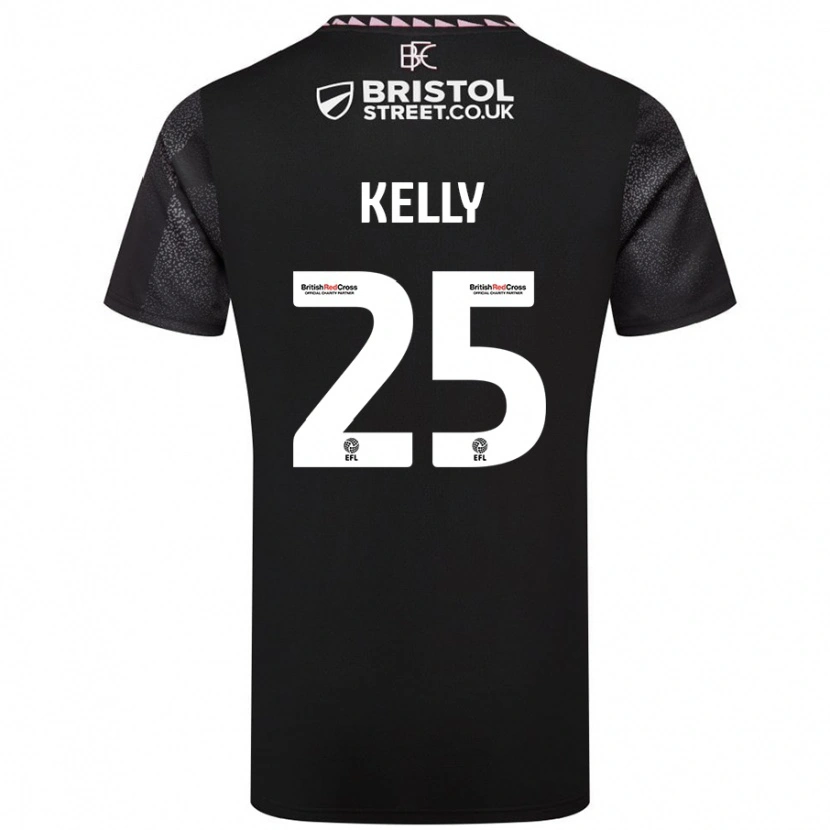 DanxenレディースAimee Kelly#25黒アウェイシャツ2024/25ジャージーユニフォーム