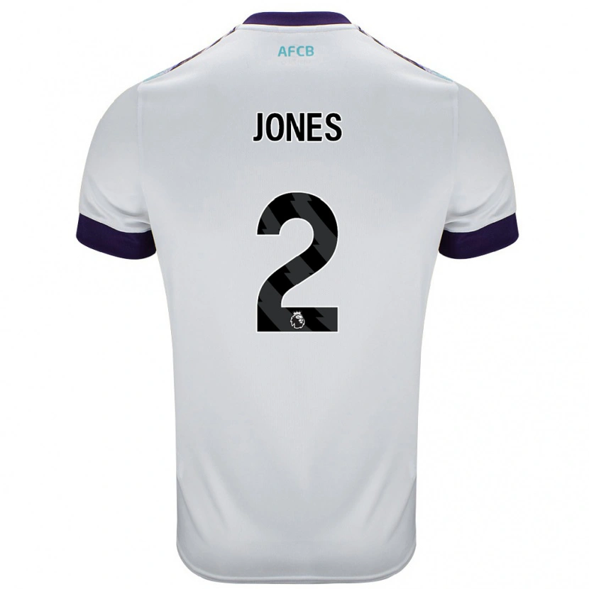 DanxenレディースAbby Jones#2白 緑 紫アウェイシャツ2024/25ジャージーユニフォーム
