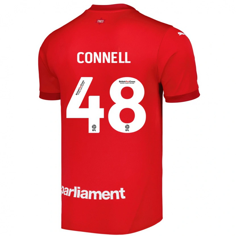 Danxenキッズルカ・コンネル#48赤ホームシャツ2024/25ジャージーユニフォーム