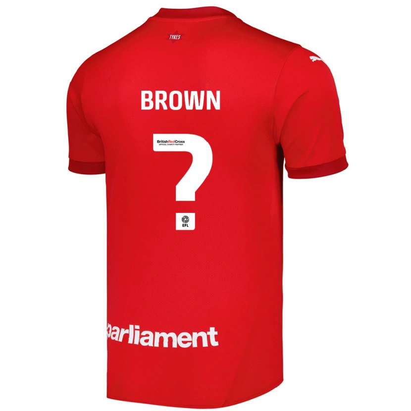 DanxenキッズKim Brown#0赤ホームシャツ2024/25ジャージーユニフォーム