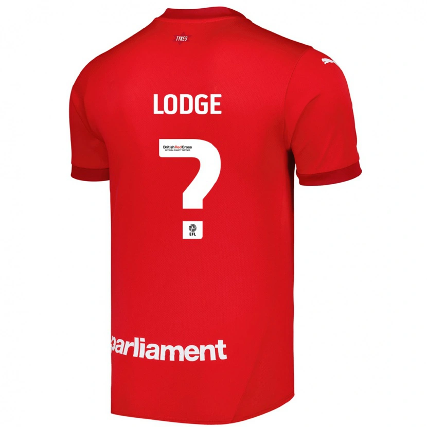 DanxenキッズPhoebe Lodge#0赤ホームシャツ2024/25ジャージーユニフォーム