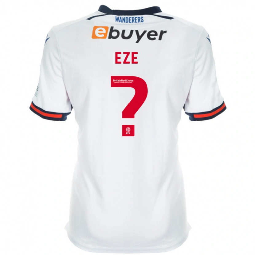 DanxenキッズDubem Eze#0白ホームシャツ2024/25ジャージーユニフォーム