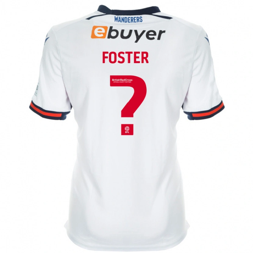 DanxenキッズGrace Foster#0白ホームシャツ2024/25ジャージーユニフォーム