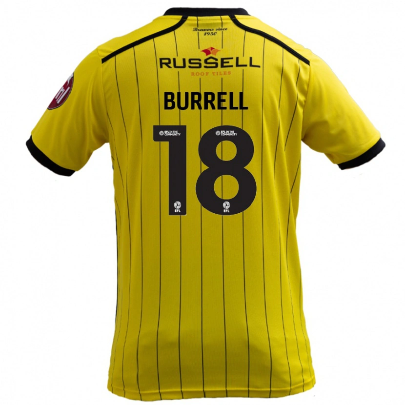 Danxenキッズルマーン・バレル#18黄ホームシャツ2024/25ジャージーユニフォーム