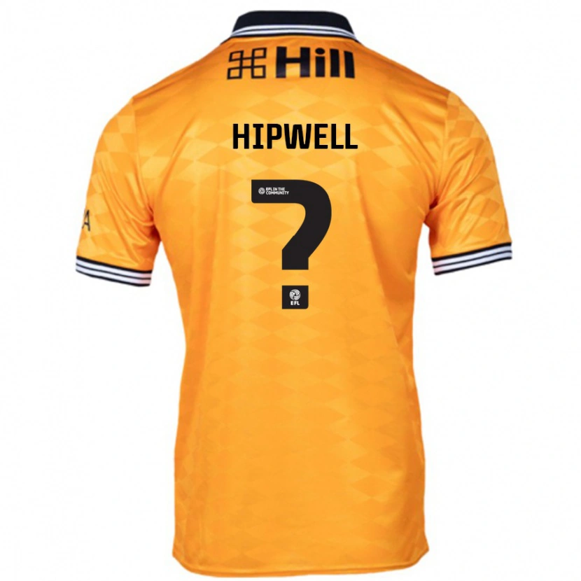 DanxenキッズReece Hipwell#0オレンジホームシャツ2024/25ジャージーユニフォーム